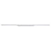 White LED strip light with aluminum housing and surface mount.