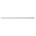 Aluminum LED strip light, silver finish.