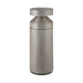Concrete bollard light fixture, textured gray finish, surface mounted.