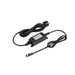 Black plastic LED driver with power cord and connector.