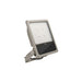 SLV LED floodlight, gray finish, with bracket mounting.