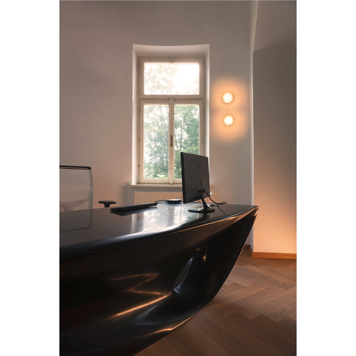 SLV 1008941 CYFT WAVE, wall- and ceiling-mounted light, 2700/3000/4000 K, 6.5 W, PHASE, black / amber (MD02)