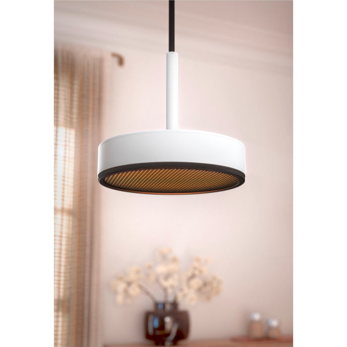 SLV 1009015 GRIP! FLAT, pendant light, PHASE, 2700/3000 K, white / black (MD20)