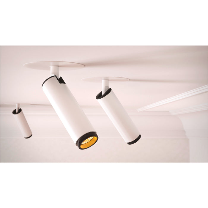 SLV 1009052 GRIP! S, Ceiling-mounted light, PHASE, 2700 K, 29°, IP20, cylindrical, white / black (MD20)