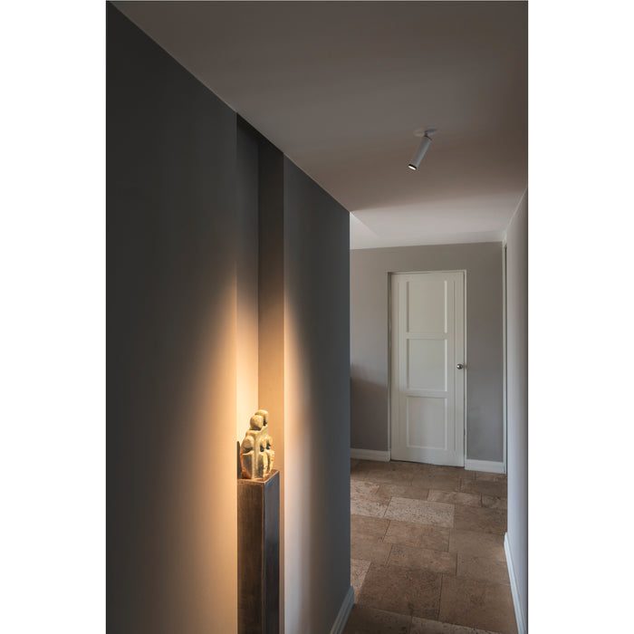 SLV 1009053 GRIP! S, Recessed ceiling light, PHASE, 3000 K, 29°, IP20, cylindrical, white / black (MD20)