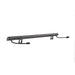 Gray aluminum LED wall washer light fixture with bracket mount.