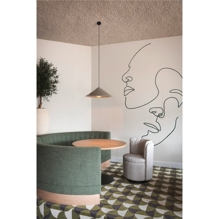 SLV 1009137 MAGICO 55, pendant light, E27, pendant length 180 cm, 1 x max. 10 W, aluminium (MD20)