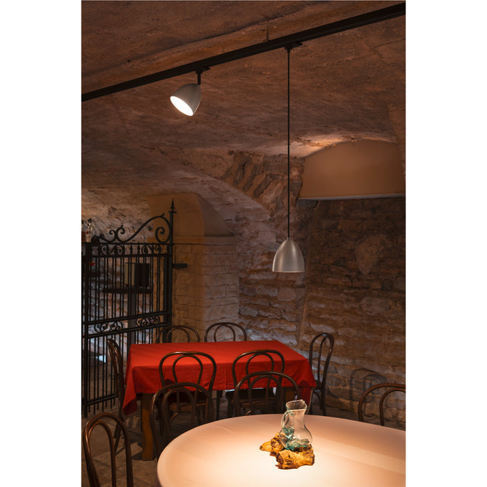 SLV 1009141 PARA CONE 14, pendant light for 3-phase system, GU10, aluminium (MD20)