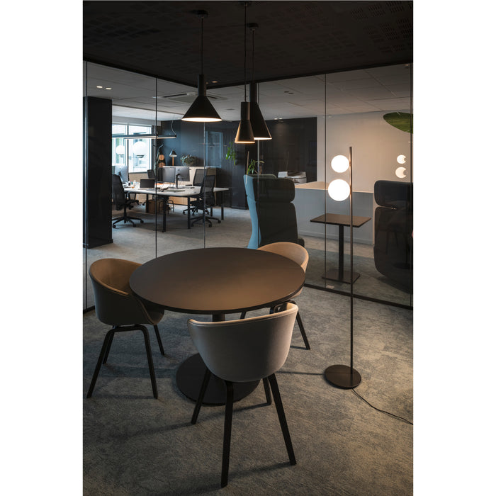 SLV 1009142 SUN FL, G9, free-standing lamp, round, 2 x max. 5 W, IP20, black (MD20)