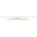 White LED panel track light fixture.