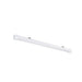 White LED linear light fixture, surface mounted.