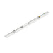 White aluminum track lighting system.