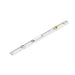 White aluminum track lighting rail with surface mounting.