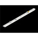 White aluminum surface-mounted linear lighting channel.