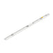 White aluminum track lighting rail, surface mounted.
