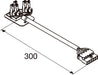Wiring harness, 300mm length, with connectors.