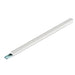 White LED strip light, aluminum housing, surface mount.