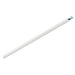 White aluminum linear LED light fixture, surface mounted.