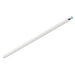 White linear LED light fixture, surface mounted.