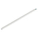 Aluminum LED strip light, white finish, surface mount.