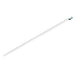 White linear LED light fixture, surface mounted.