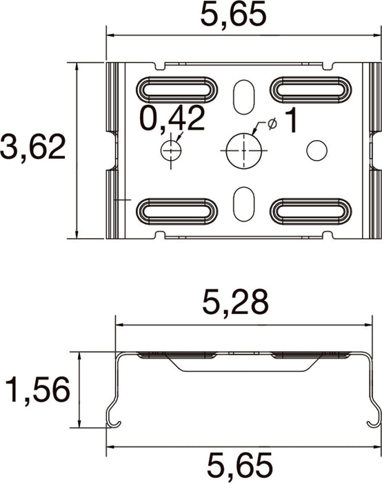 SLV 1009245 EASYLIGHT, SCF M10, Surface ceiling fix M10 (MD12)