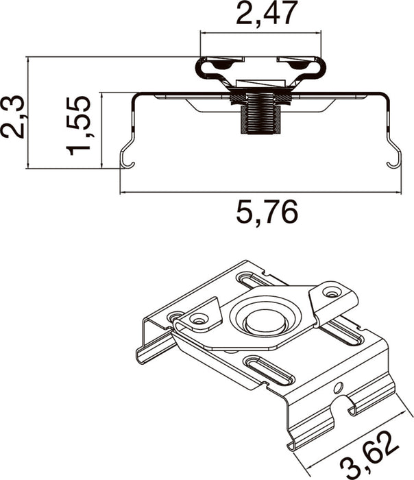 SLV 1009246 EASYLIGHT, STM Surface Track mounted (MD12)