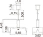 SLV 1009247 EASYLIGHT, SCK 5000 Steel cable suspension kits 5000mm (MD12)