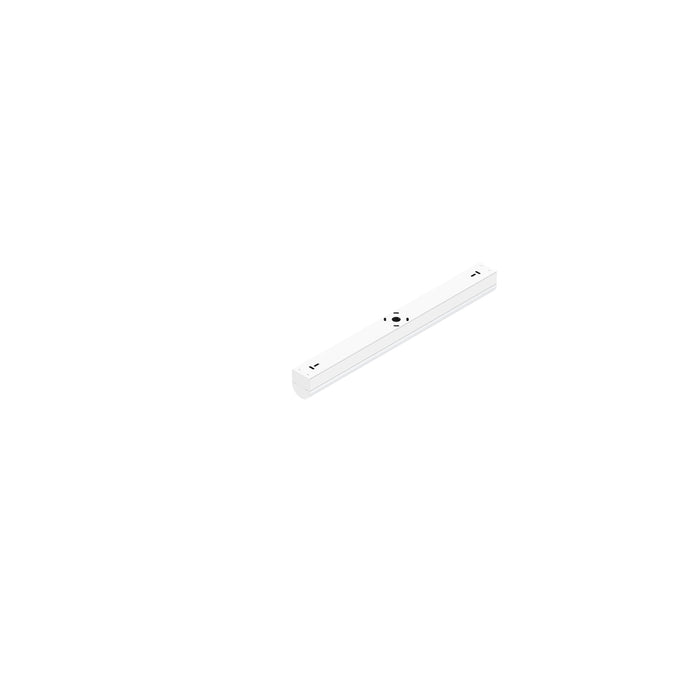 White surface-mounted LED linear light fixture.