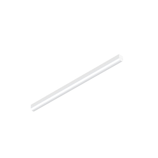 White LED strip light fixture.