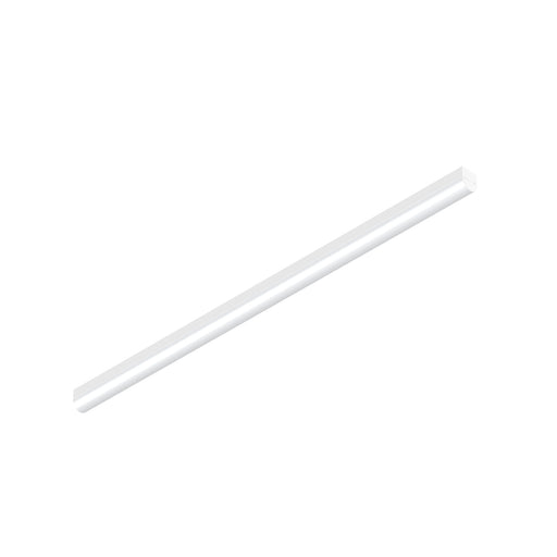 White surface-mounted LED linear light fixture.