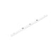 White surface-mounted LED linear light fixture.