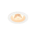 Recessed ceiling light fixture, white finish.