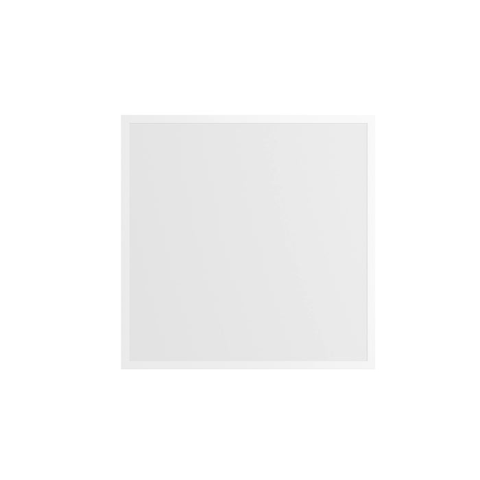 White square LED panel light, flush mount.