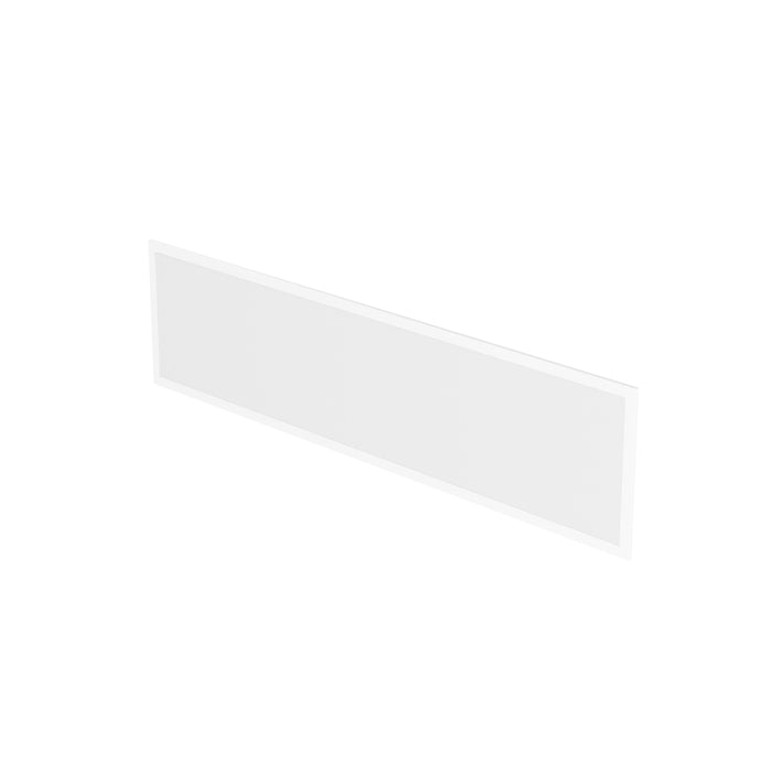 White rectangular LED panel light, flush mount.