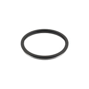 Black rubber o-ring seal.
