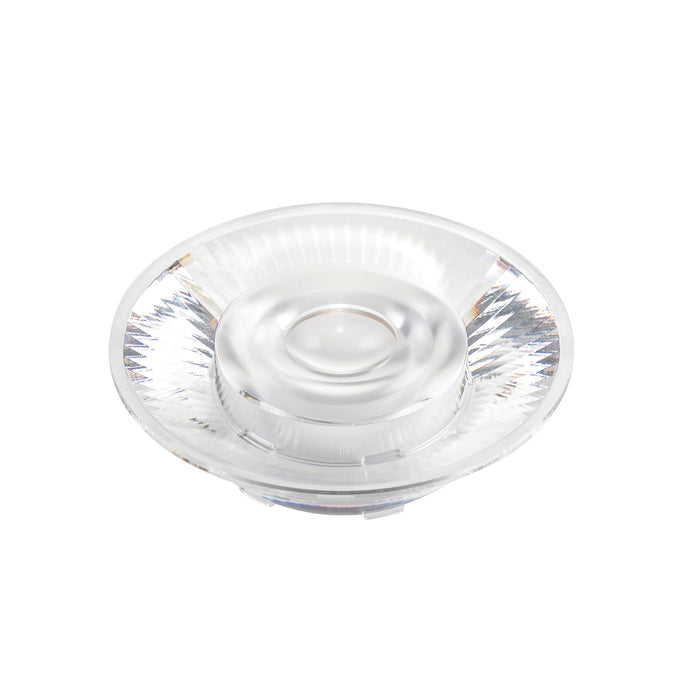 Clear recessed LED light fixture, flush mount.