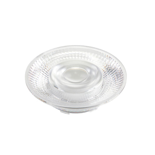 Clear recessed LED light fixture, flush mount.