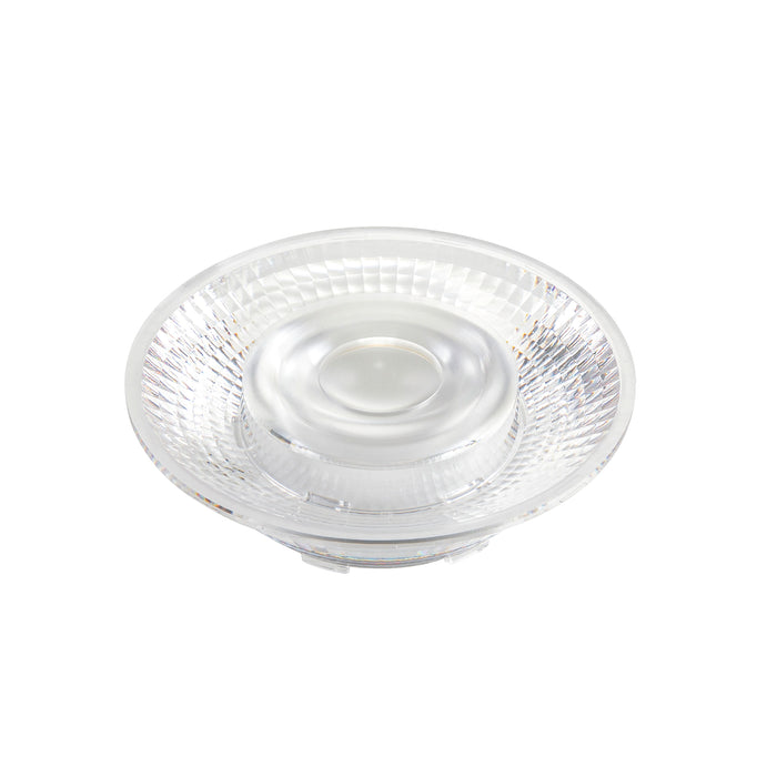 Clear recessed LED light fixture, flush mount.