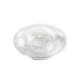 Clear recessed LED light fixture, flush mount.