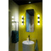 SLV 1010194 SUN Mirror, Wall-mounted light, triple, 2700/3000/4000 K, TOUCH button, 13W, IP44, black (MD20)