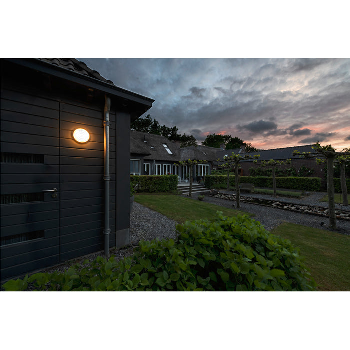 SLV 1010211 CYFT WAVE XL, wall- and ceiling-mounted light, 2700/3000/4000K, 15W, PHASE, 105°, IP65 black / transparent (MD20)