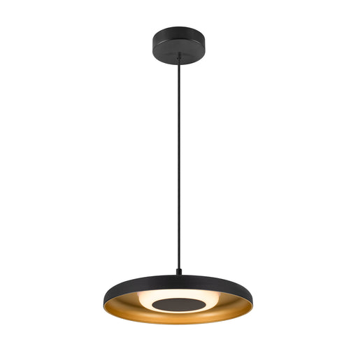 SLV 1010216 MOTUNA, PD, PHASE, pendant luminaire, 2700 K, 10 W, 130°, black / gold-colored (MD01)