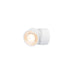 White surface-mounted LED spotlight fixture.