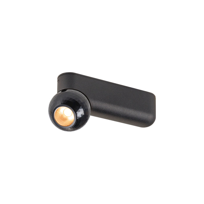 SLV 1010302 DYSKO, CW, SINGLE, PHASE, Wall and ceiling surface-mounted luminaire, 2700 K, 6.7 W, 36°, black (MD01)