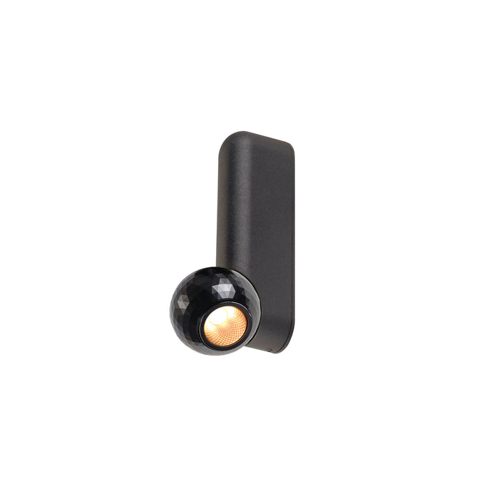 SLV 1010302 DYSKO, CW, SINGLE, PHASE, Wall and ceiling surface-mounted luminaire, 2700 K, 6.7 W, 36°, black (MD24)