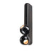 SLV 1010308 DYSKO, CW, DOUBLE, PHASE, Wall and ceiling surface-mounted luminaire, 2700 K, 13 W, 36°, black (MD24)