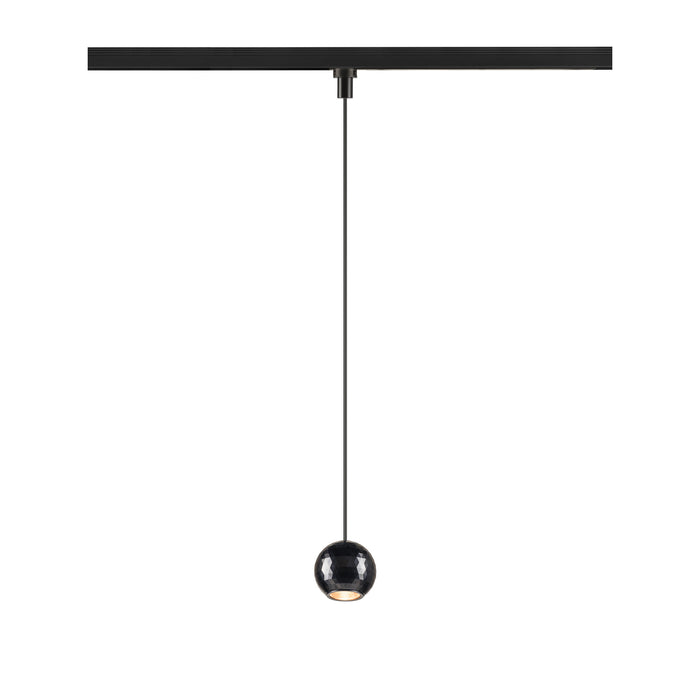 SLV 1010326 DYSKO, 1~ Pendant luminaire, PHASE, 2700 K, 6.7 W, 36°, black (MD01)