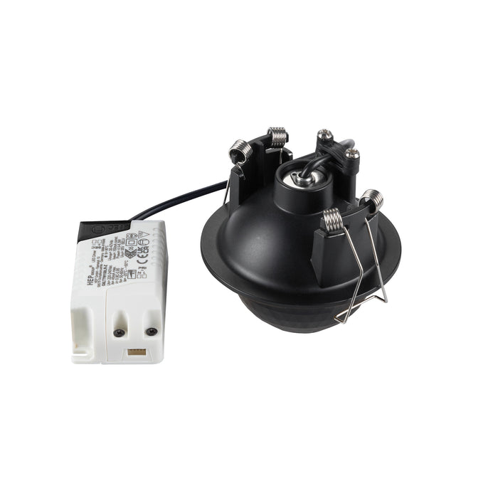 SLV 1010355 DYSKO, DL, round, PHASE, Ceiling recessed luminaire, 2700 K, 6.4 W, 36°, black (MD25)