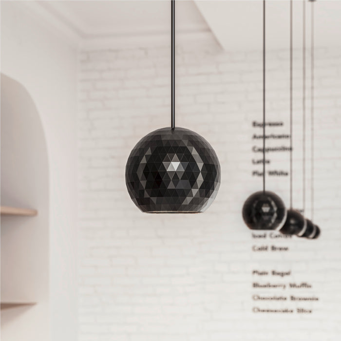 SLV 1010359 DYSKO, Pendant light, PHASE, pendant length 200 cm, 2700K, 36°, black / gold (MD02)